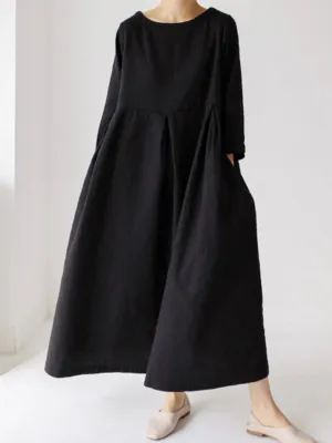 Sophie™ - Casual Linen Dress with Pockets