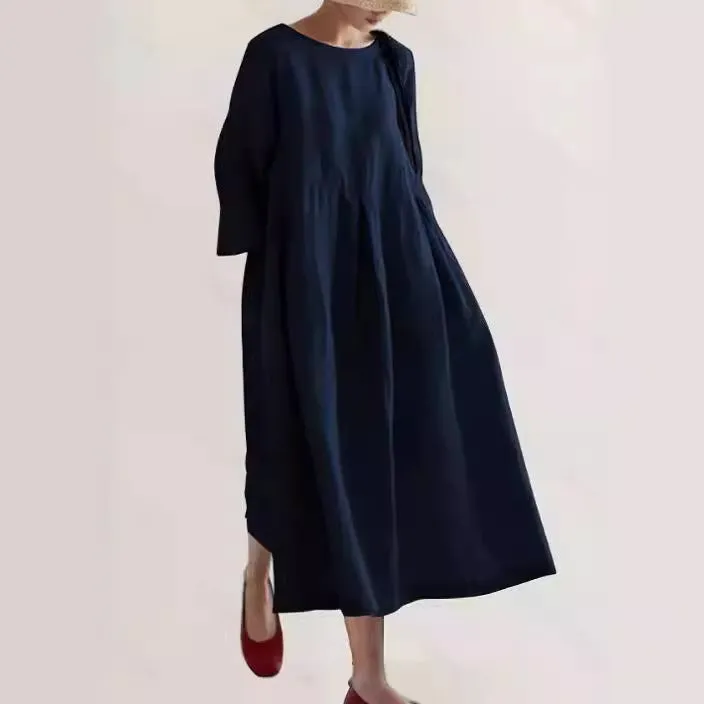 Sophie™ - Casual Linen Dress with Pockets