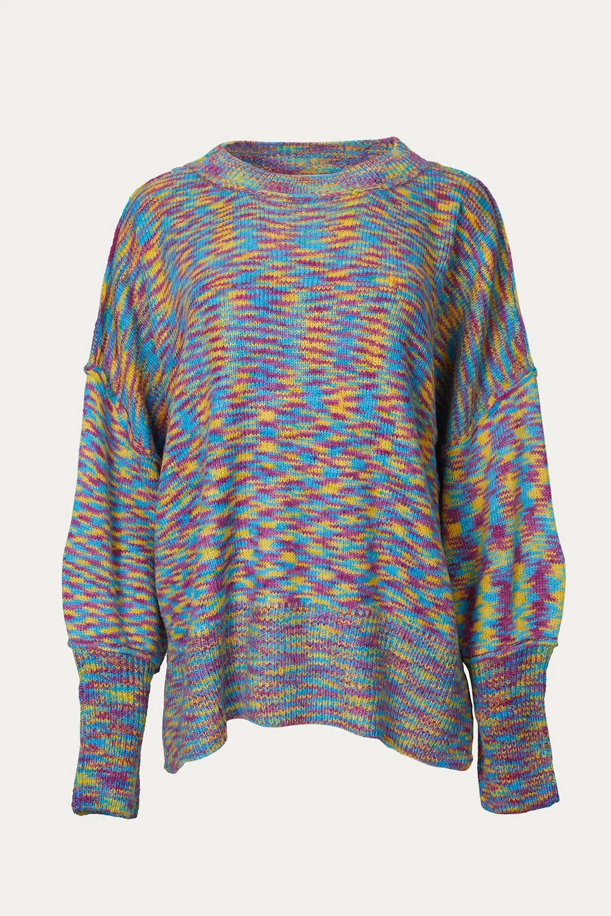 SPACE-DYE OVERSIZED SWEATER