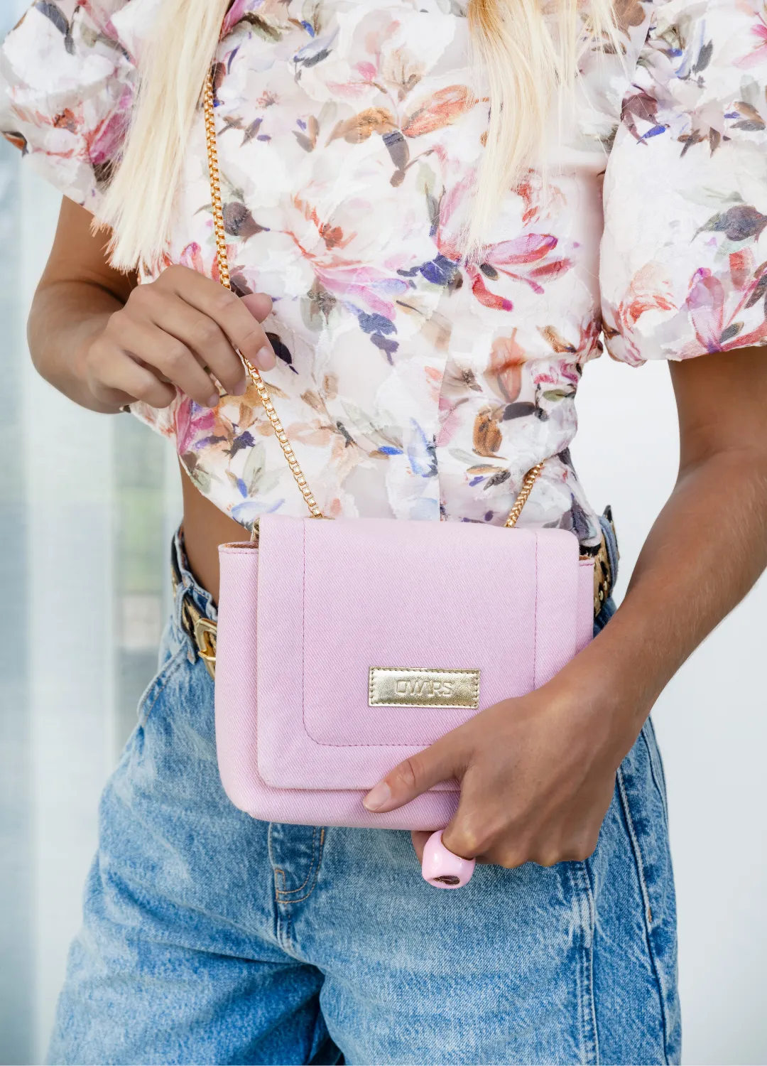 SPEZIA denim - Tassen | Pink / Champagne