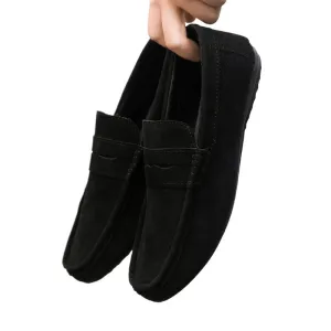 Spring and autumn social guy casual shoes trendy shoes Doudou shoes men lazy shoes cover feet and pedal men's shoes cross-border