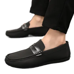 Spring and summer casual shoes trendy shoes men's foot-fitting Doudou shoes men's lazy shoes foot-fitting trend one-pedal men's shoes cloth shoes