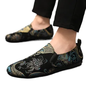 Spring society guy casual shoes trendy shoes Doudou shoes men's lazy shoes cover feet one pedal men's shoes foreign trade large size