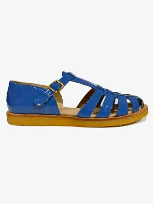 Strap Sandals with Buckle - Dusty Blue