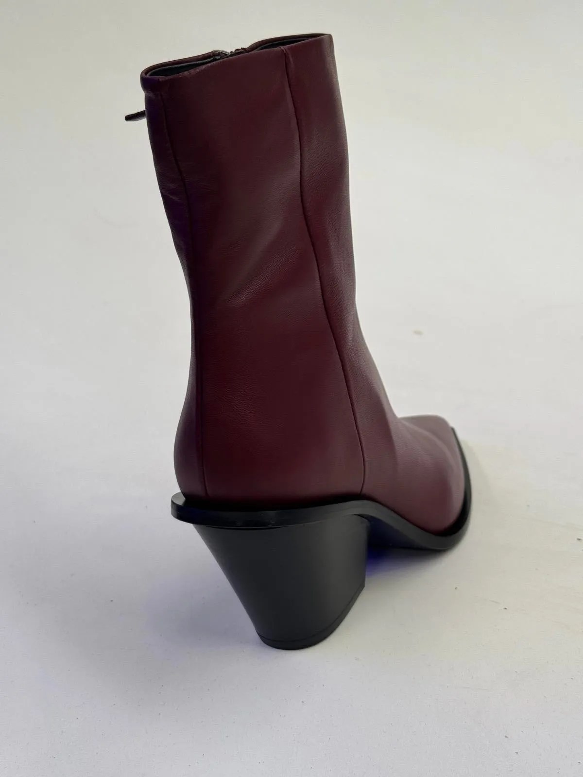 Stylish A.EMERY Merlot Ankle Boots