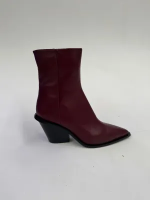 Stylish A.EMERY Merlot Ankle Boots