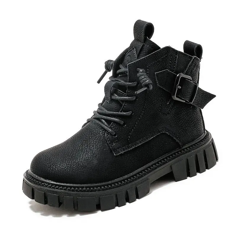 Stylish Fleece Martin Boots