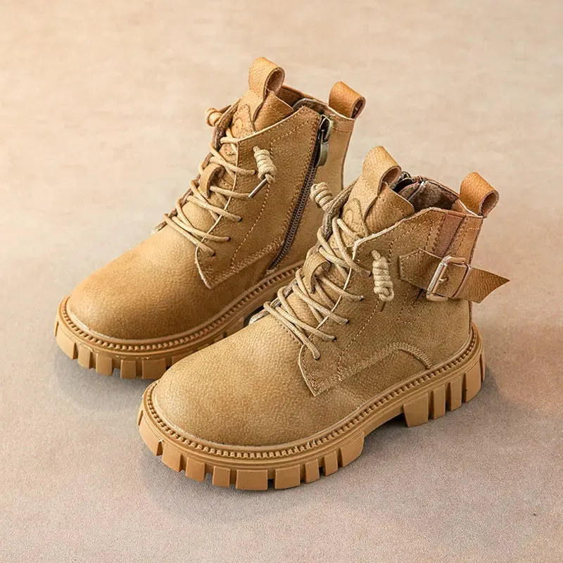 Stylish Fleece Martin Boots