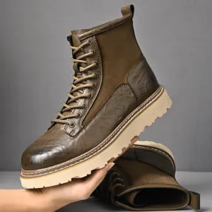 Stylish, high-quality men's leather boots