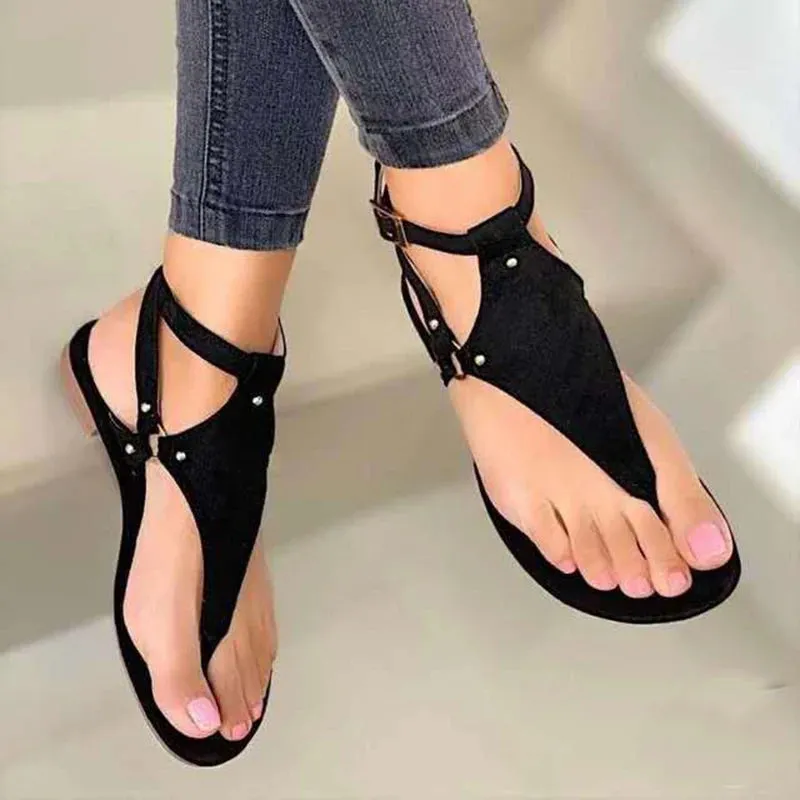 Stylish PU Leather Summer Sandals