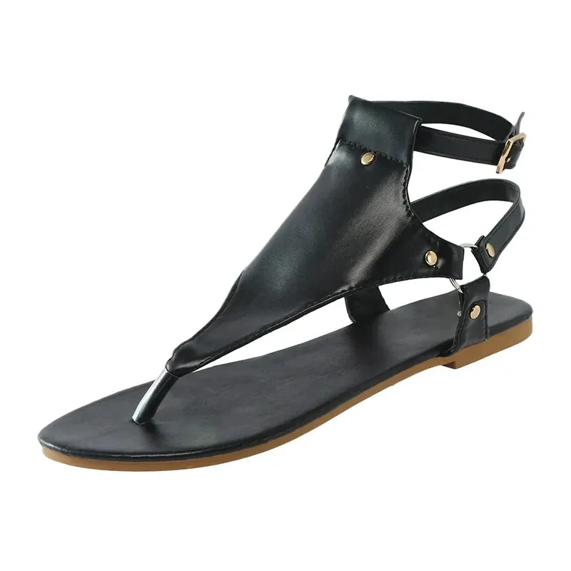 Stylish PU Leather Summer Sandals