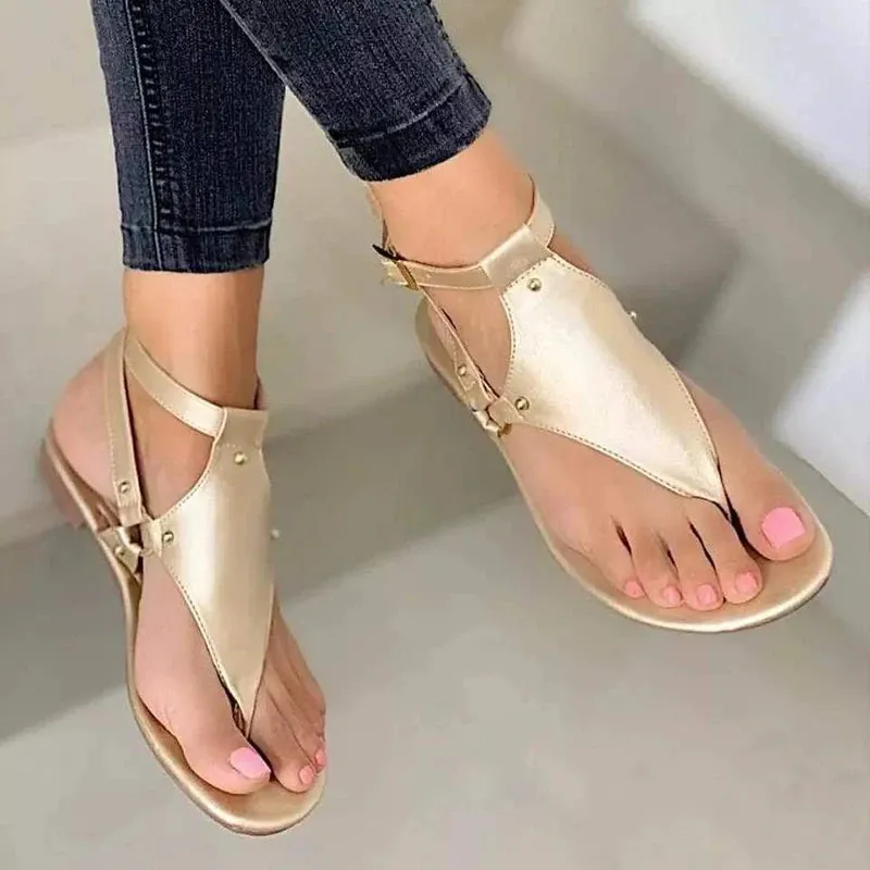 Stylish PU Leather Summer Sandals