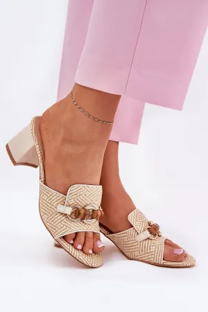 Stylish women's woven sandals