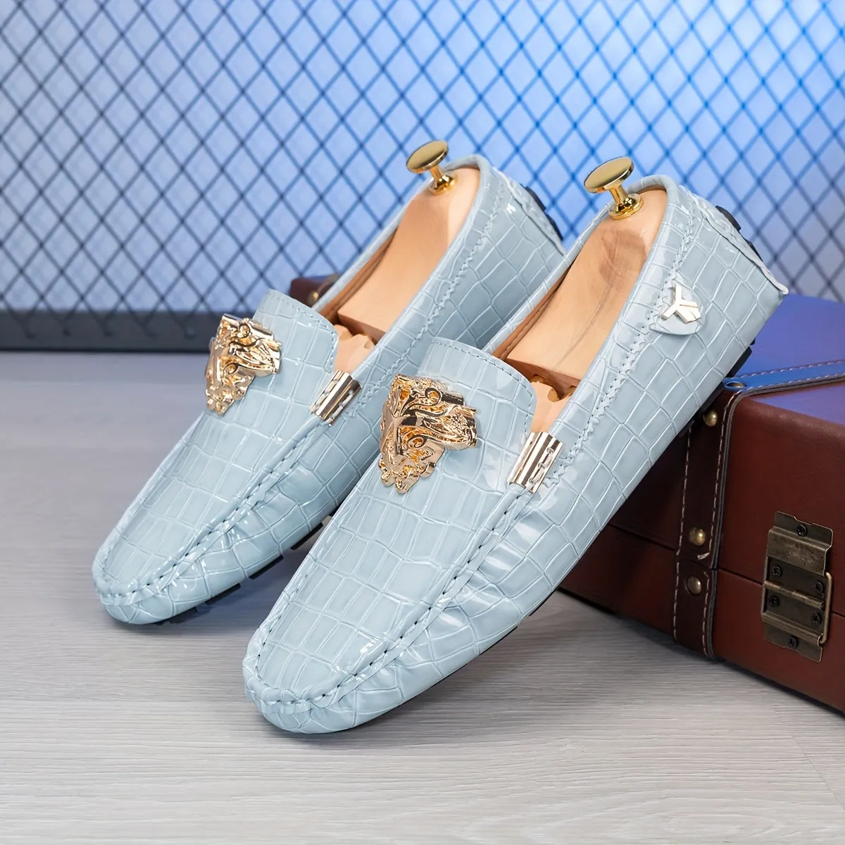 Summer Beanies Men's British Slip-On Lazy Shoes Trendy Versatile Breathable Casual Loafers