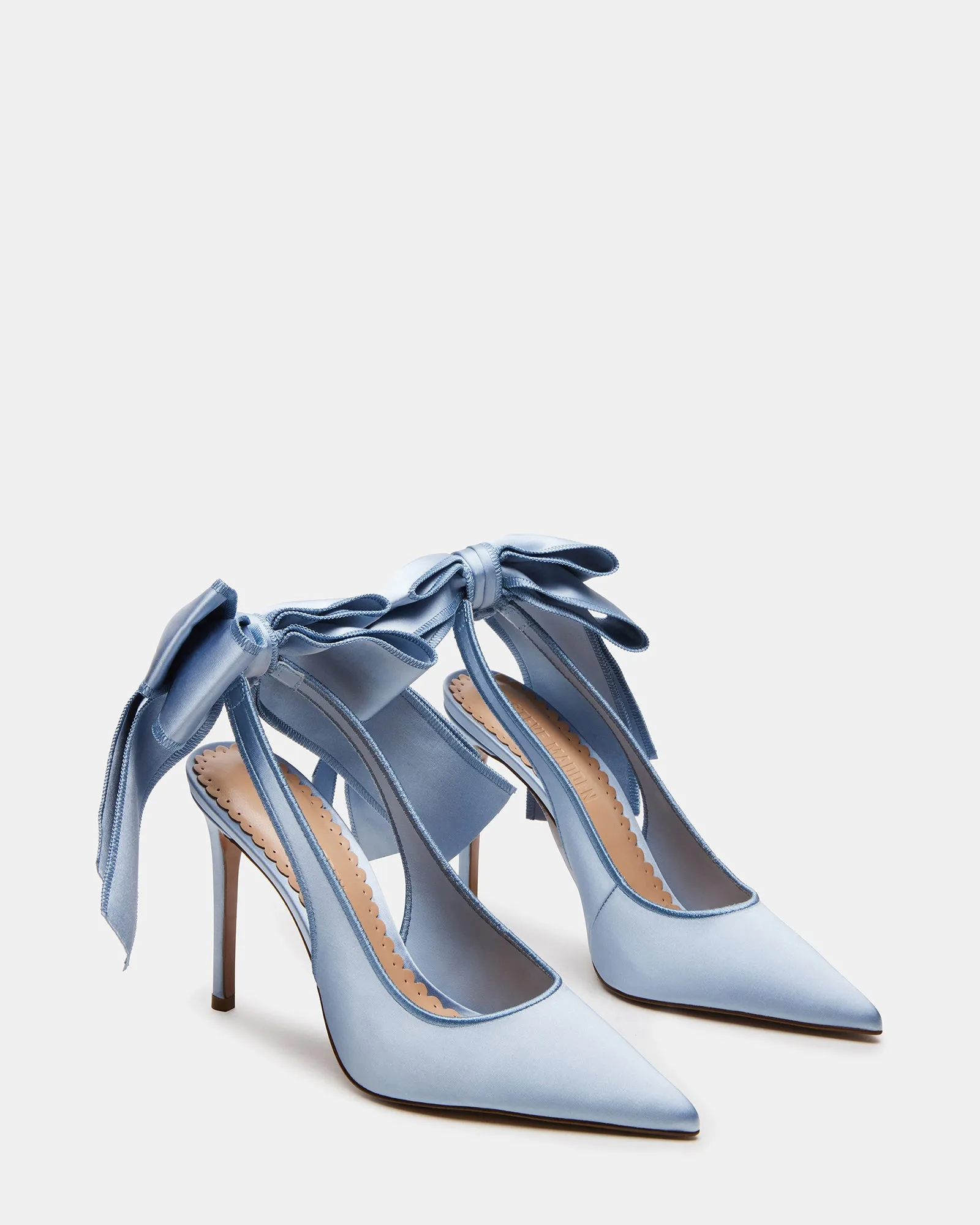 TEACUP BLUE SATIN