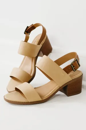 The Delite Double Strap Block Heel  - FINAL SALE