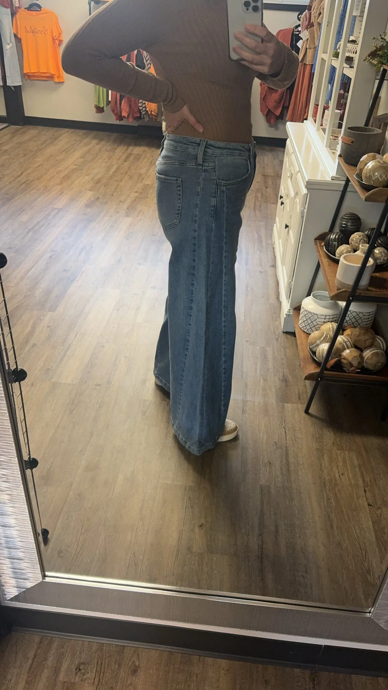 The Denim Palazzo Pants
