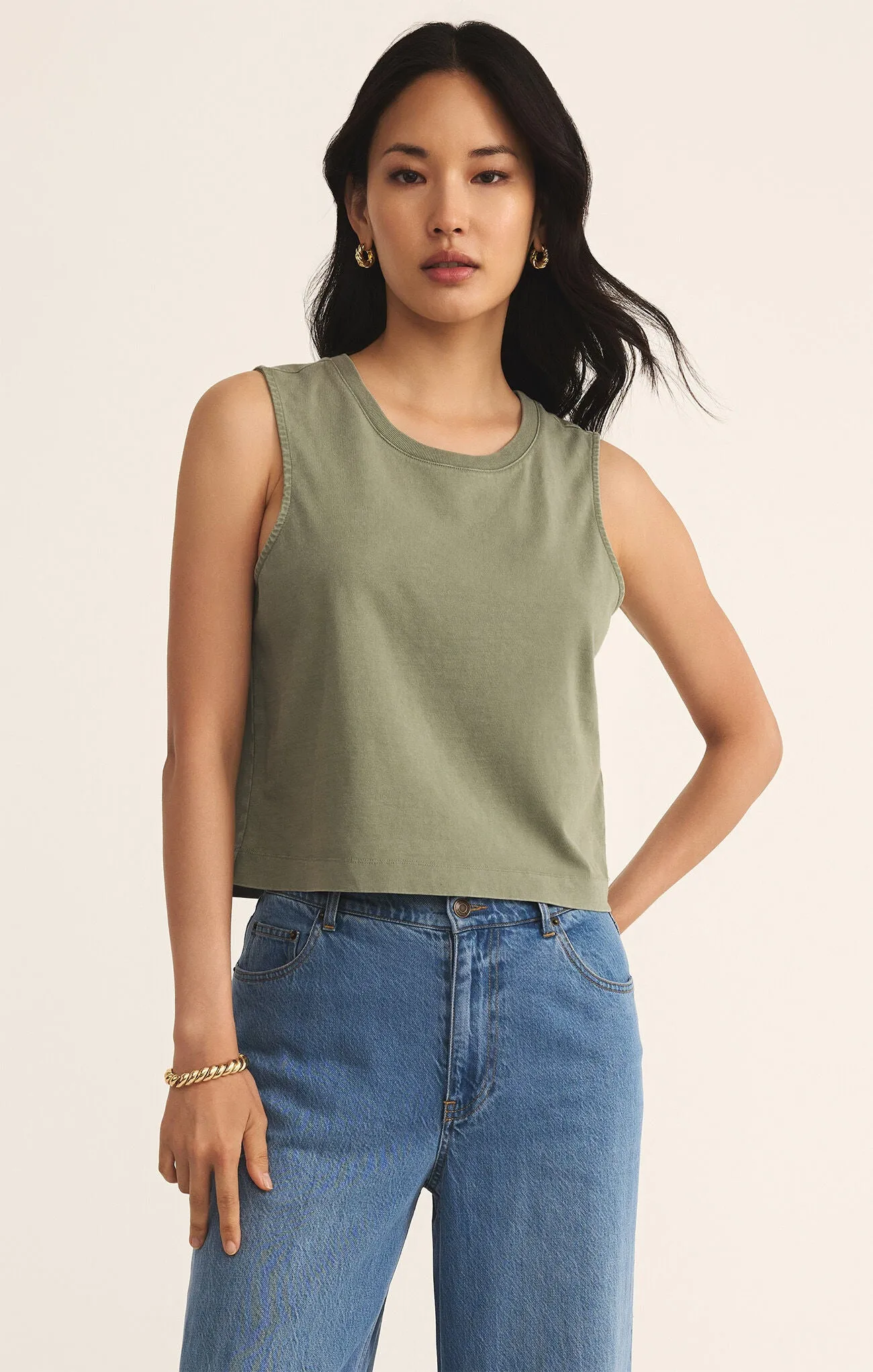 The Sloane Jersey Muscle Tank