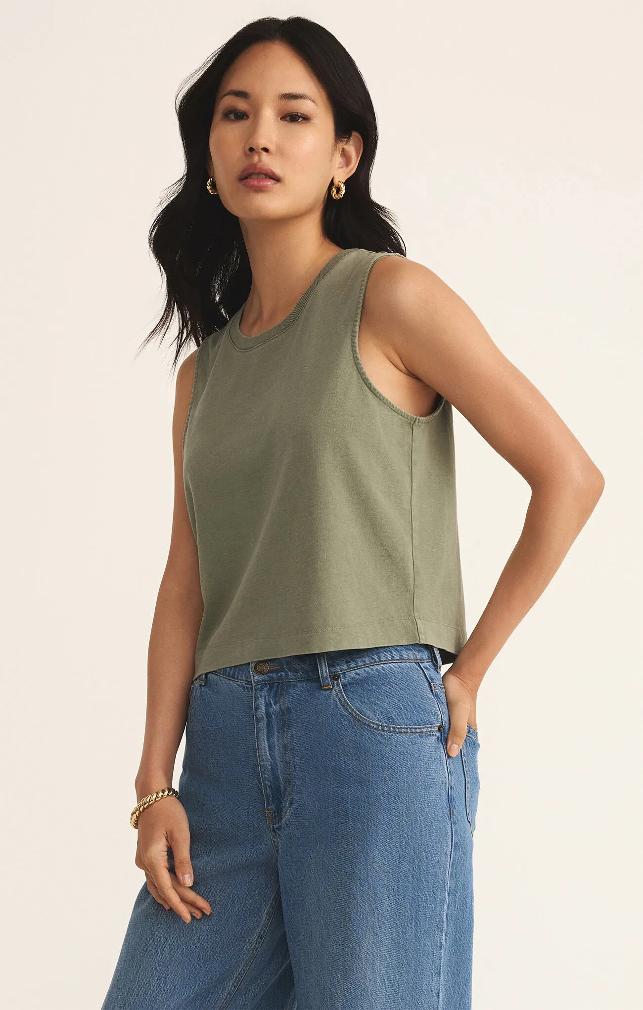 The Sloane Jersey Muscle Tank