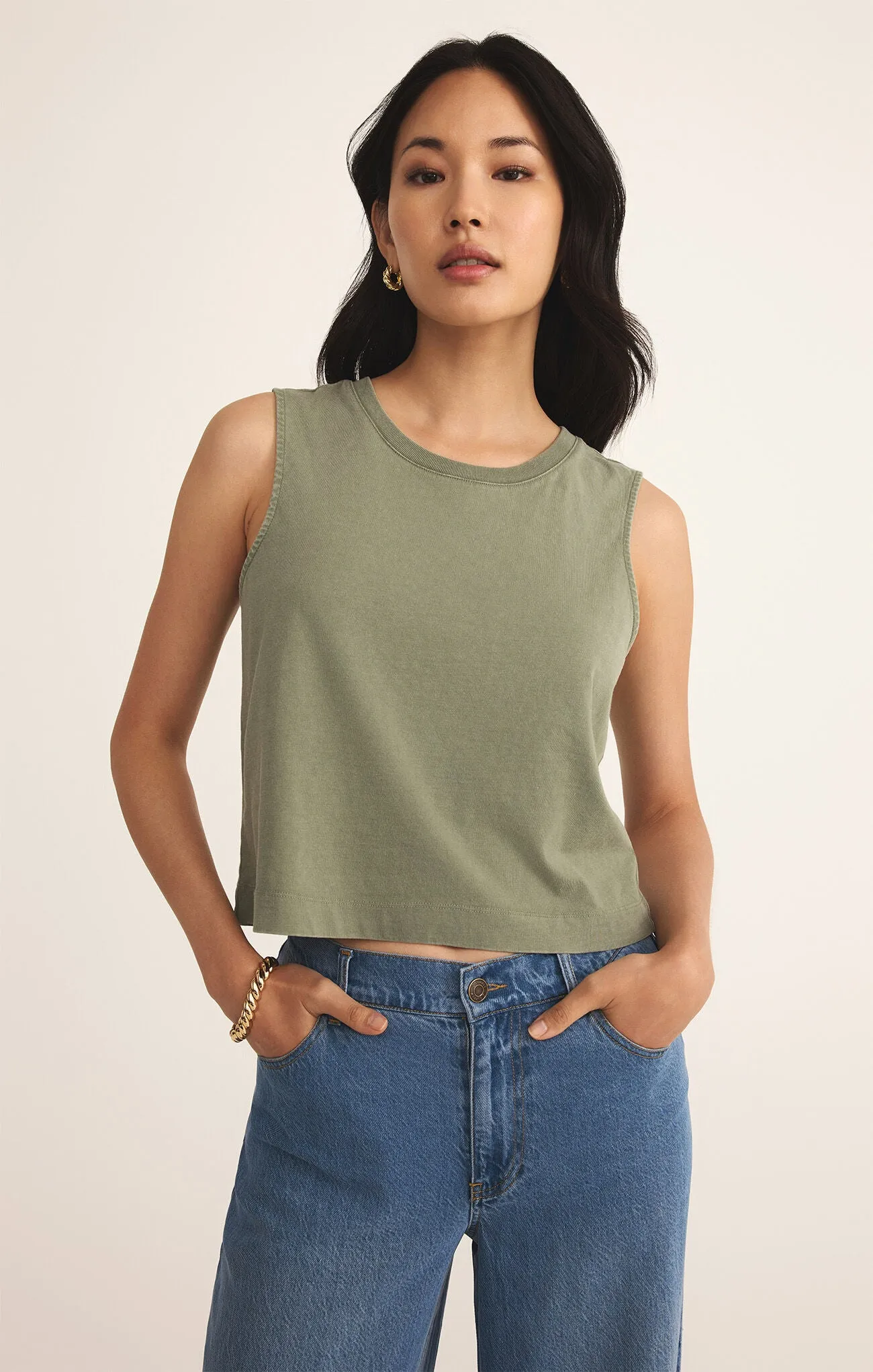 The Sloane Jersey Muscle Tank