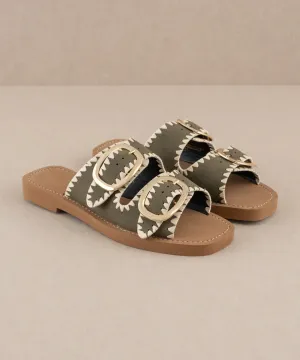 The Tivoli - Fun Double Buckle Sandals