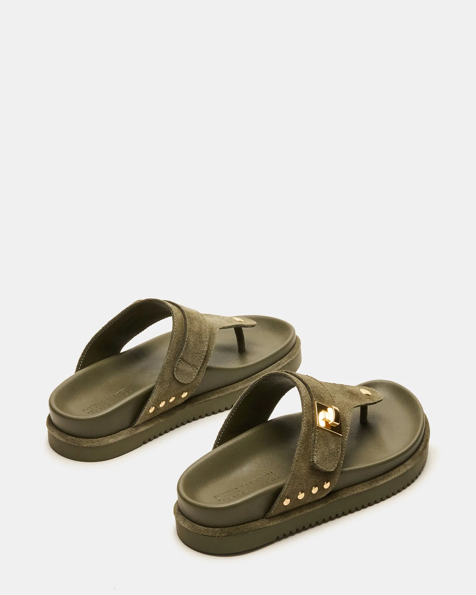 THONA OLIVE SUEDE