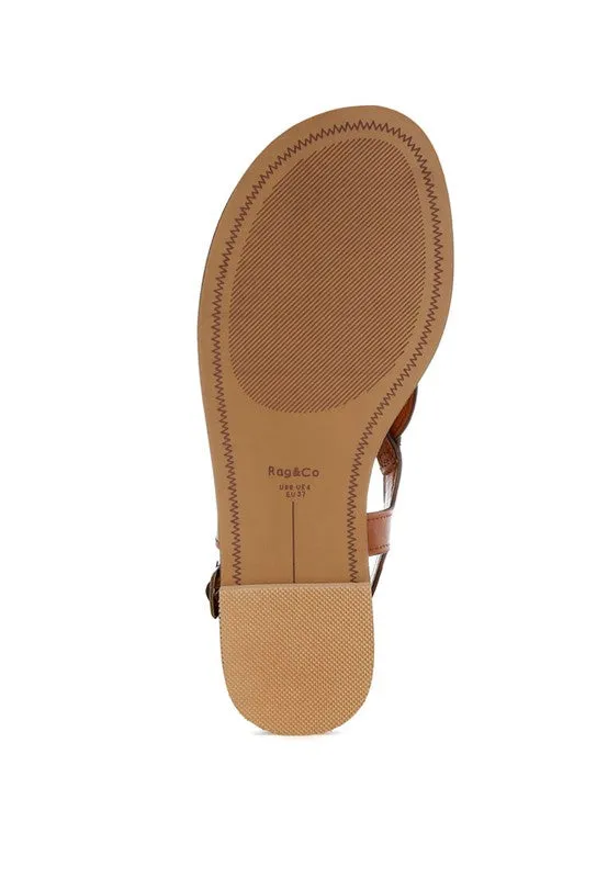 Thong Cut-Out Flats