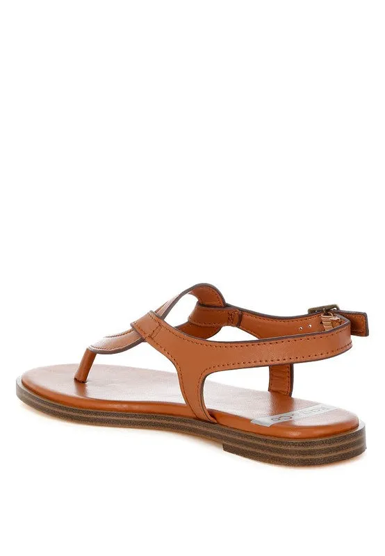 Thong Cut-Out Flats