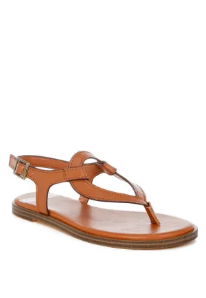 Thong Cut-Out Flats