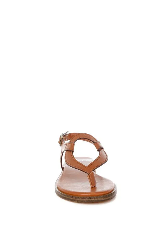 Thong Cut-Out Flats