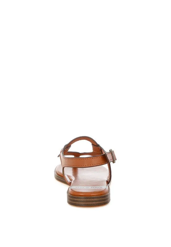 Thong Cut-Out Flats