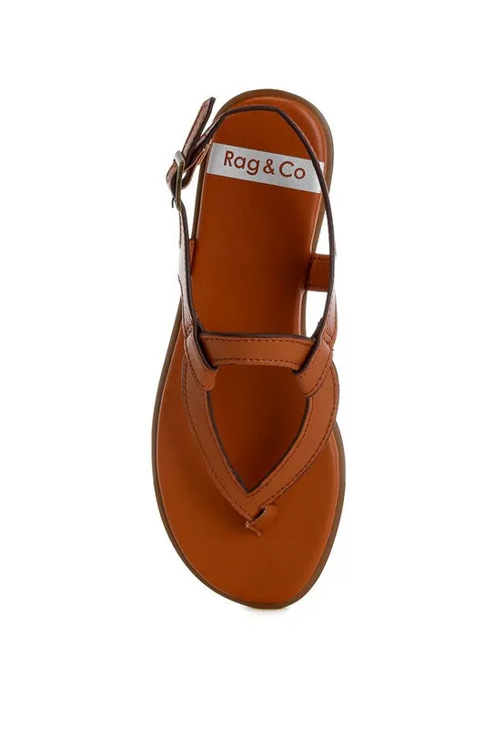 Thong Cut-Out Flats