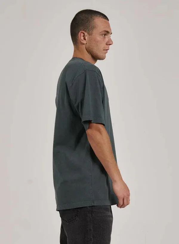 THRILLS UNION OVERSIZE FIT POCKET TEE SPRUCE