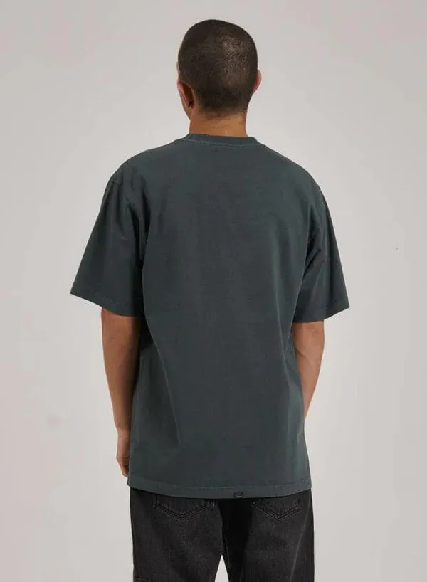 THRILLS UNION OVERSIZE FIT POCKET TEE SPRUCE