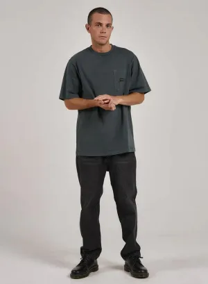 THRILLS UNION OVERSIZE FIT POCKET TEE SPRUCE