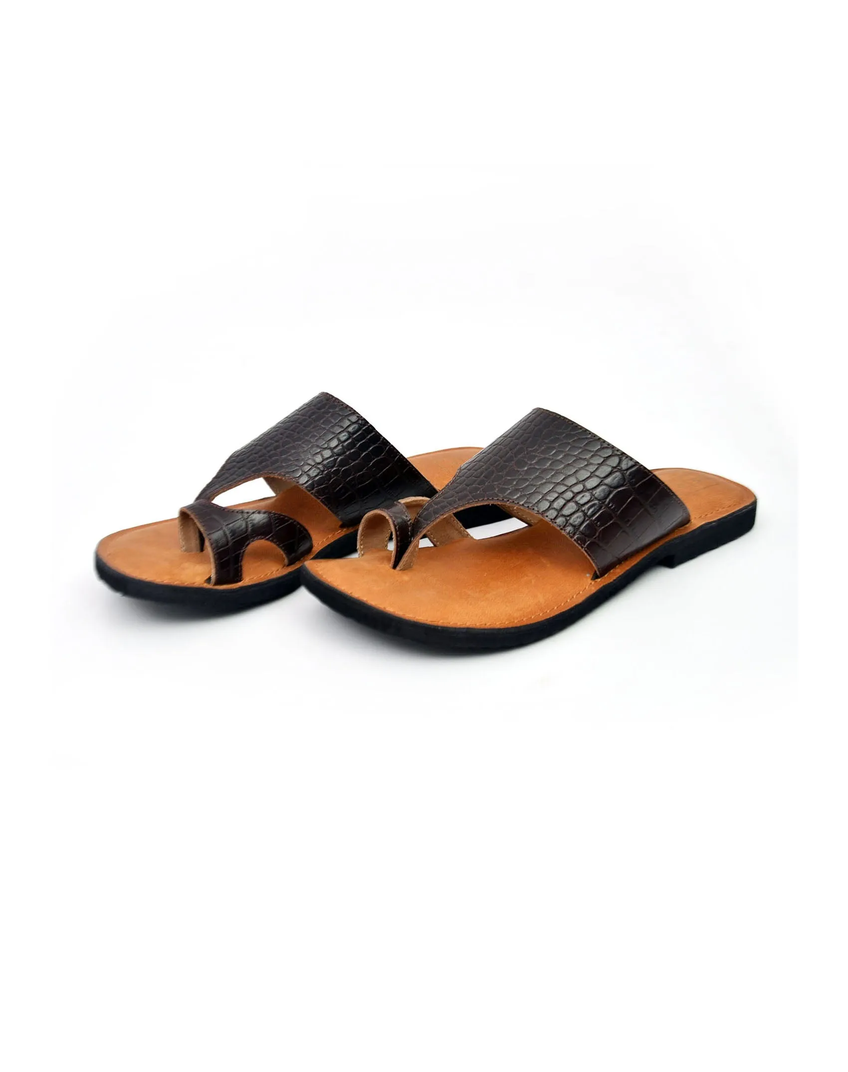 Tony Toe-loop Chocolate Men's Sandals