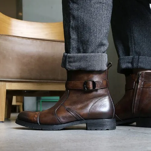 Trendy Breathable Chelsea Boots Comfortable Versatile Short Boots