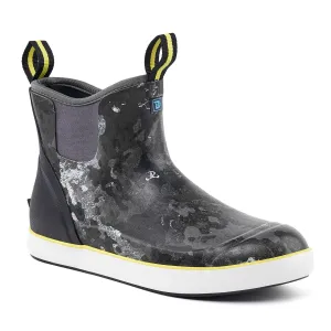 Trudave Midnight Camo 6.7" Stylish Fishing Deck Boots