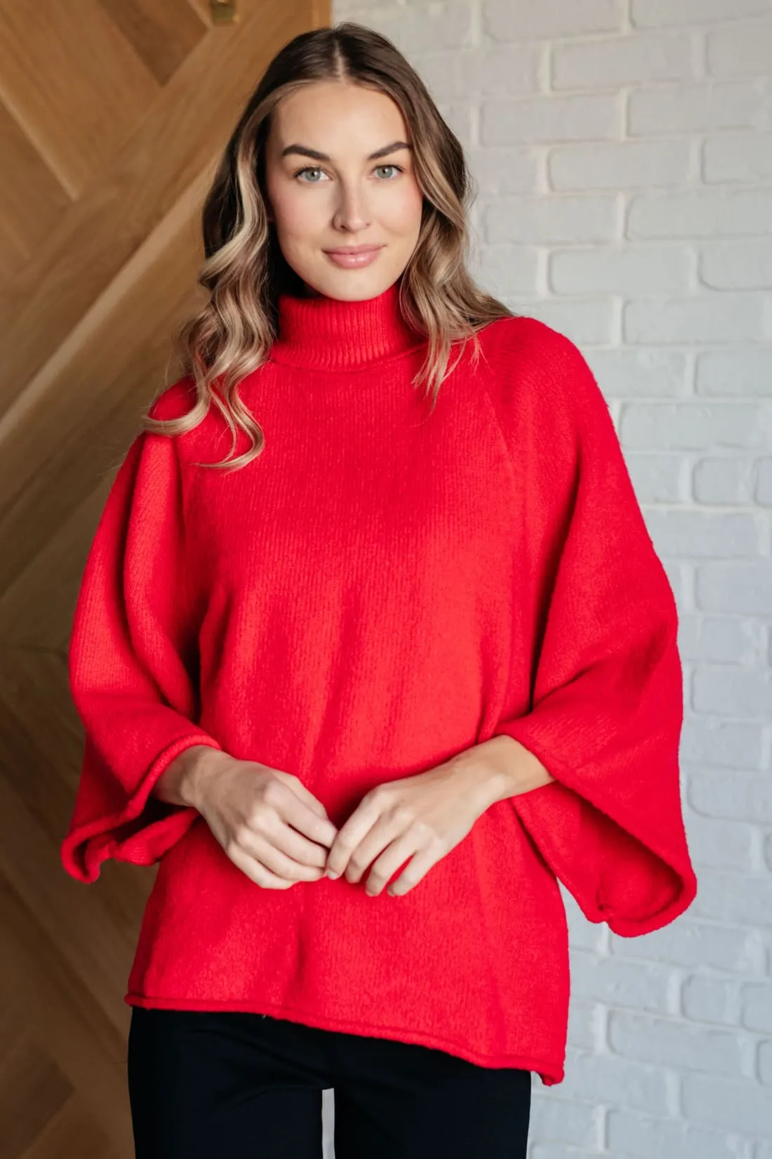 Turtleneck Tunic Sweater