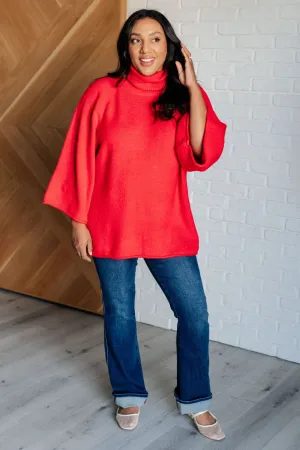 Turtleneck Tunic Sweater