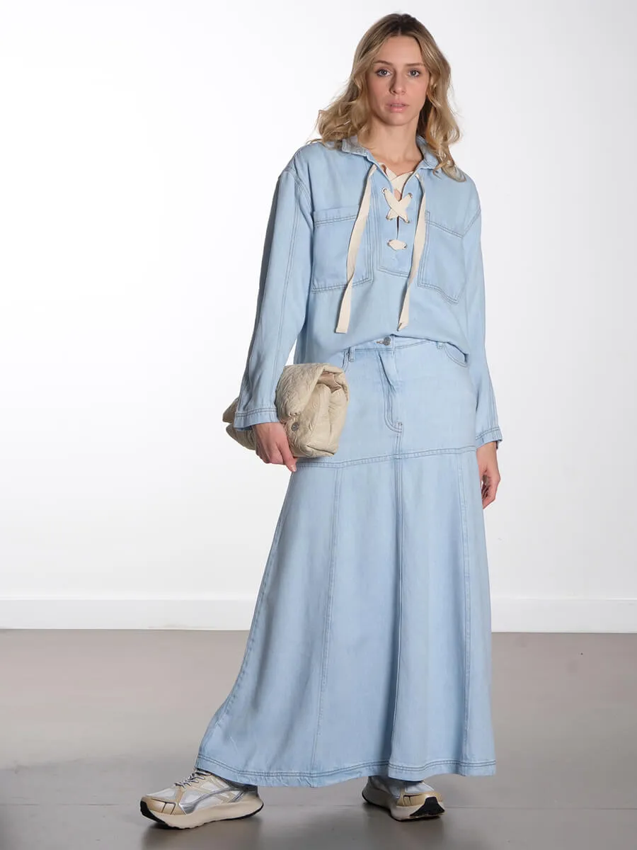 Tuxya Skirt - Light Blue