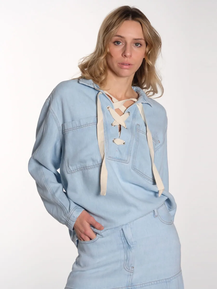 Tuxya Skirt - Light Blue