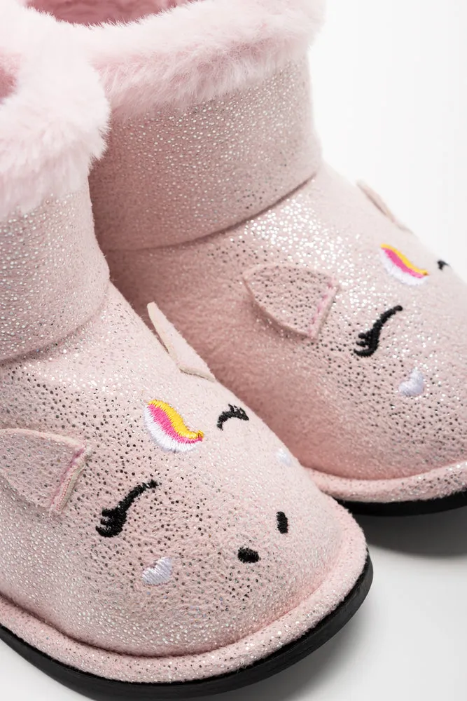 Unicorn Boots Light Pink