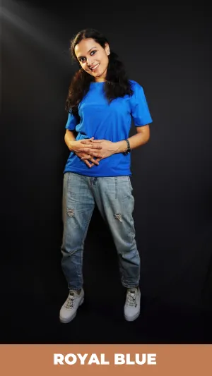 Unisex Royal Blue T shirt