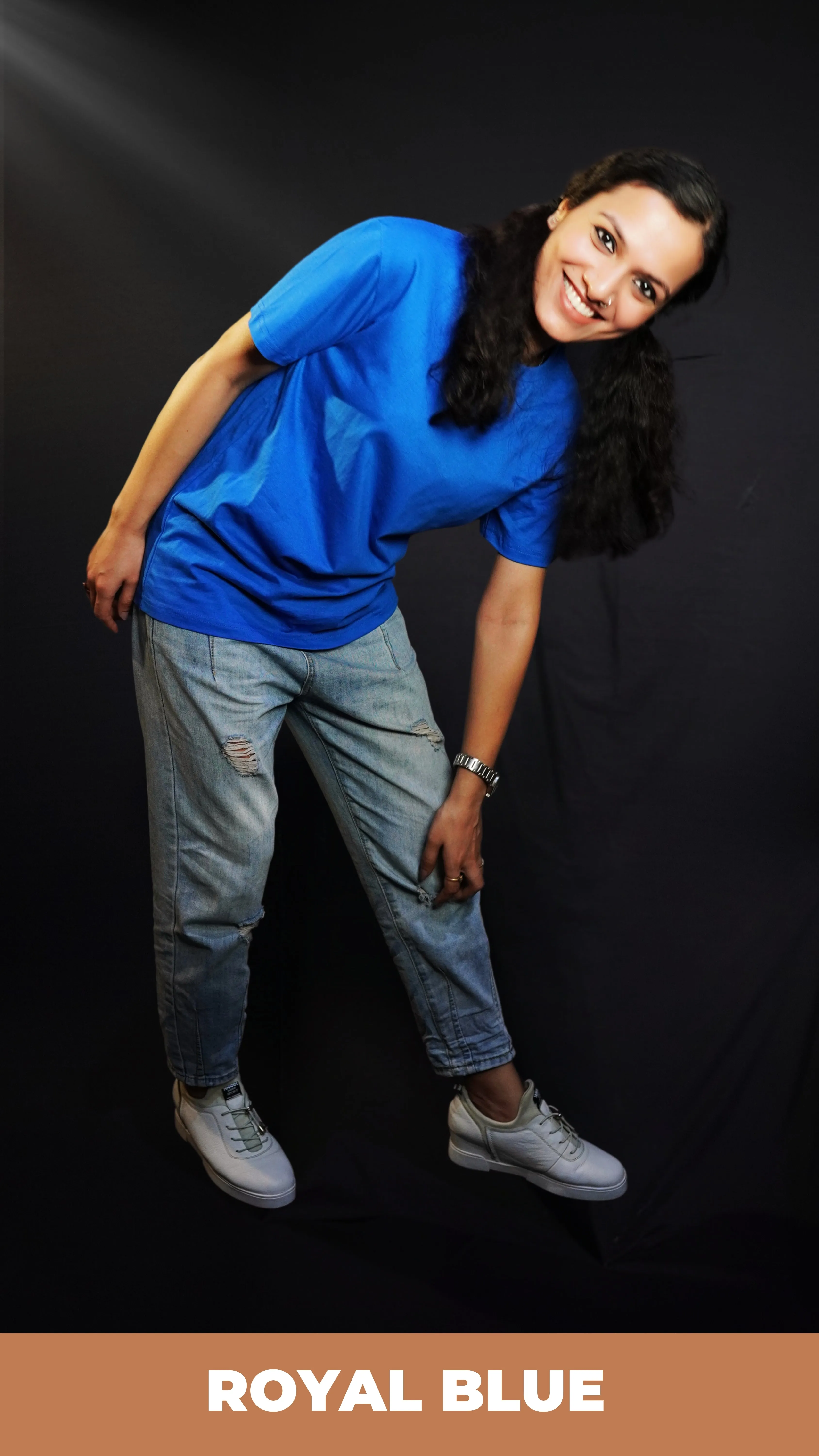 Unisex Royal Blue T shirt
