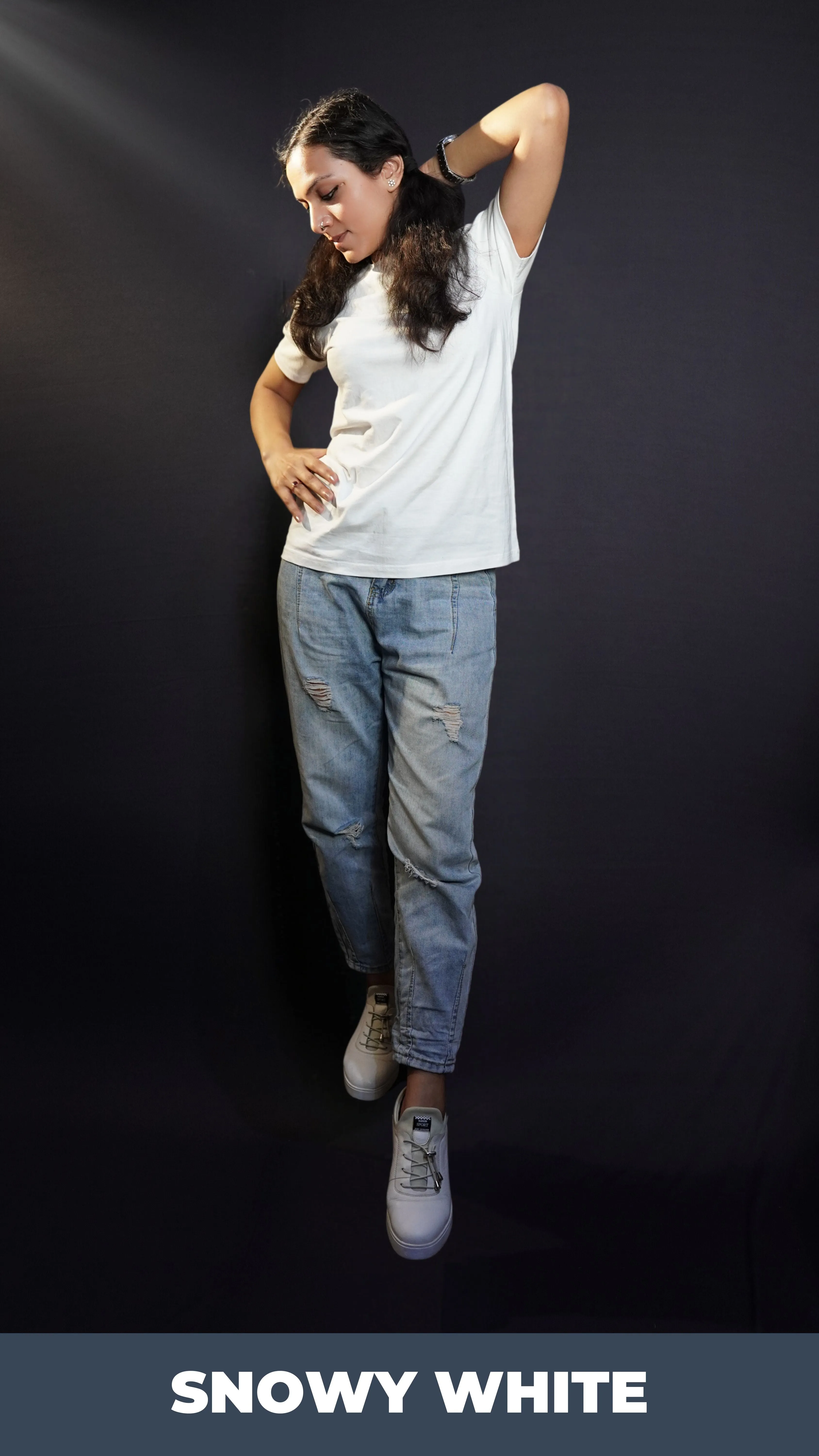 Unisex Snowy White T shirt