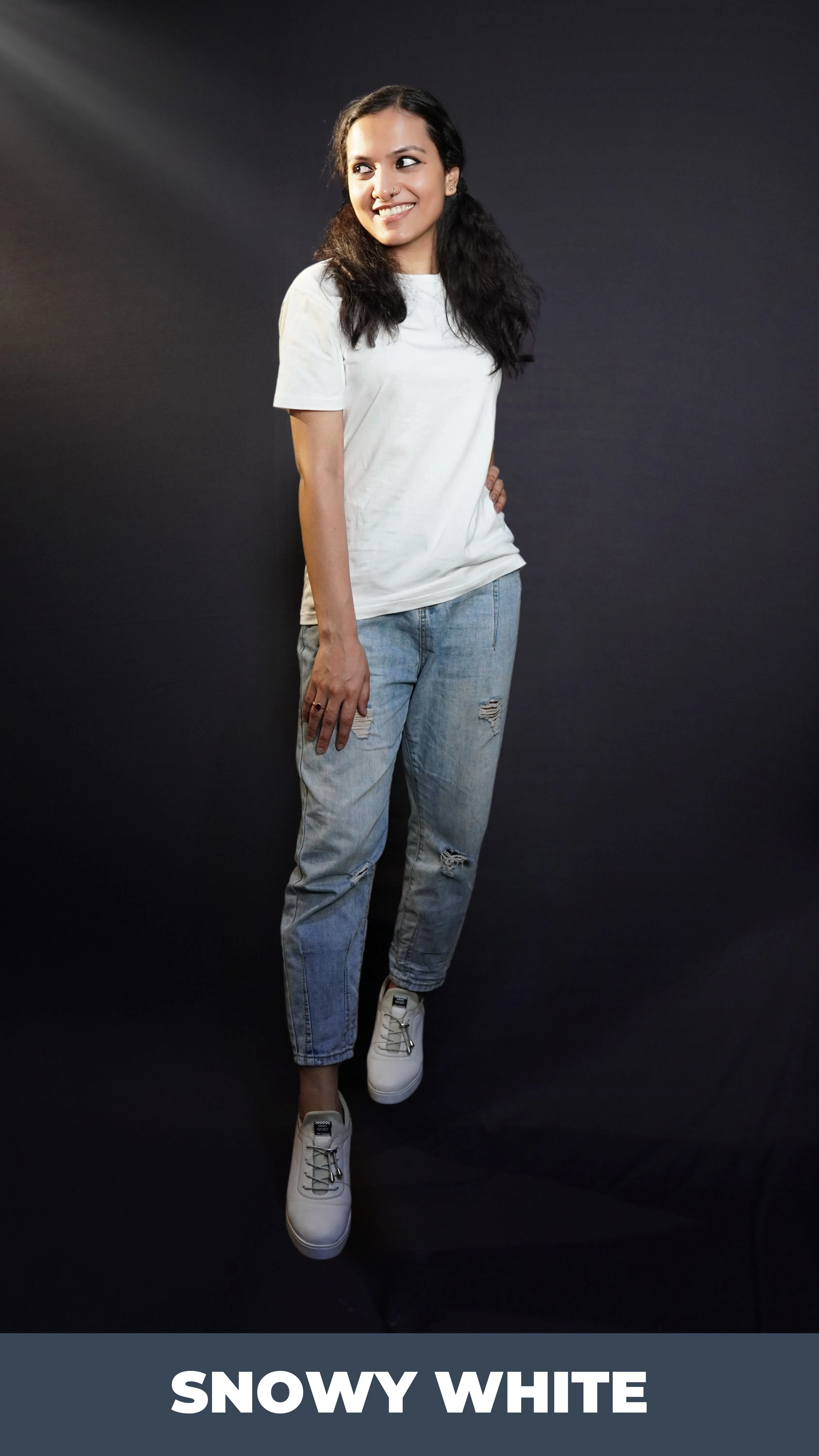 Unisex Snowy White T shirt