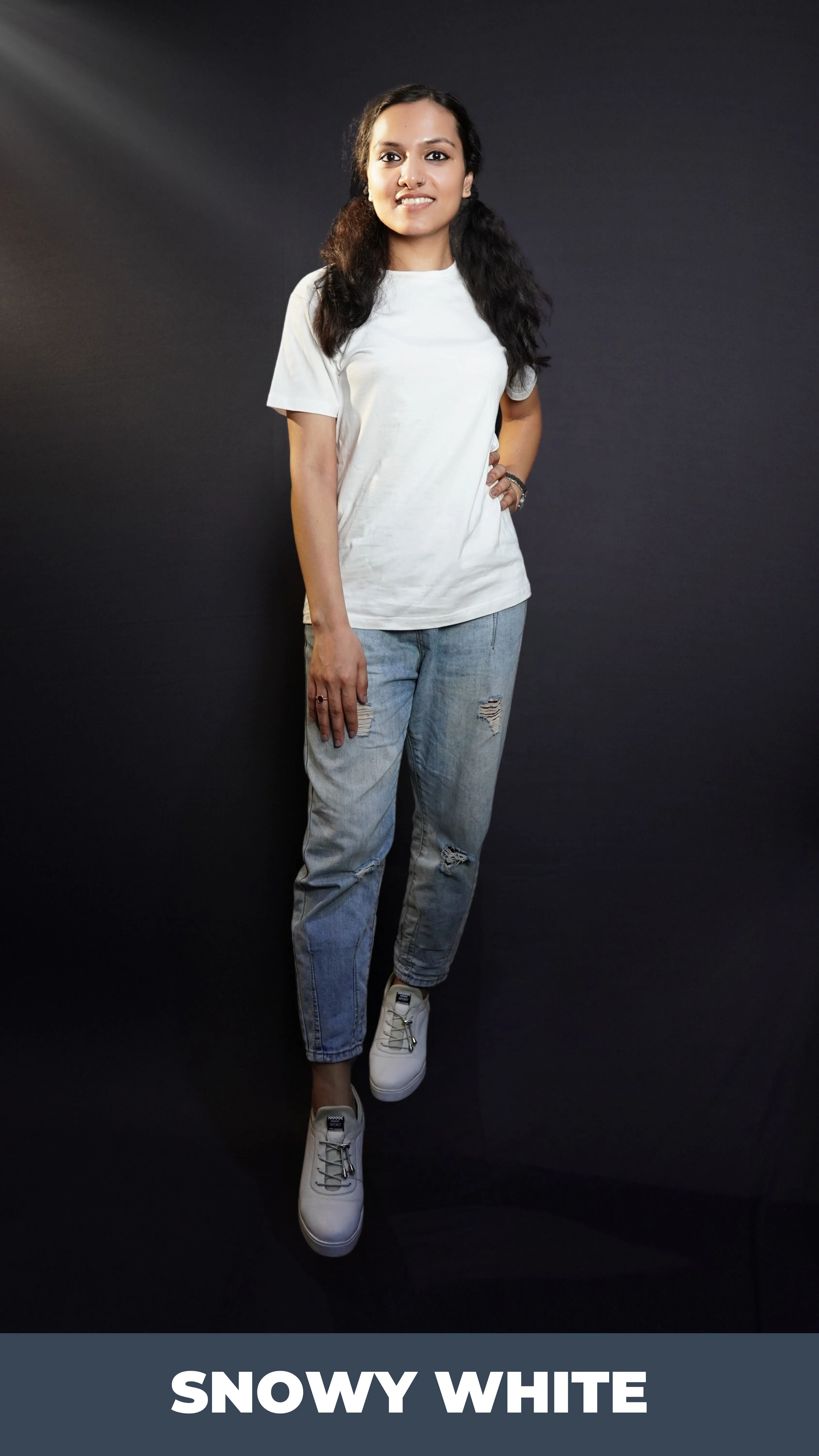 Unisex Snowy White T shirt