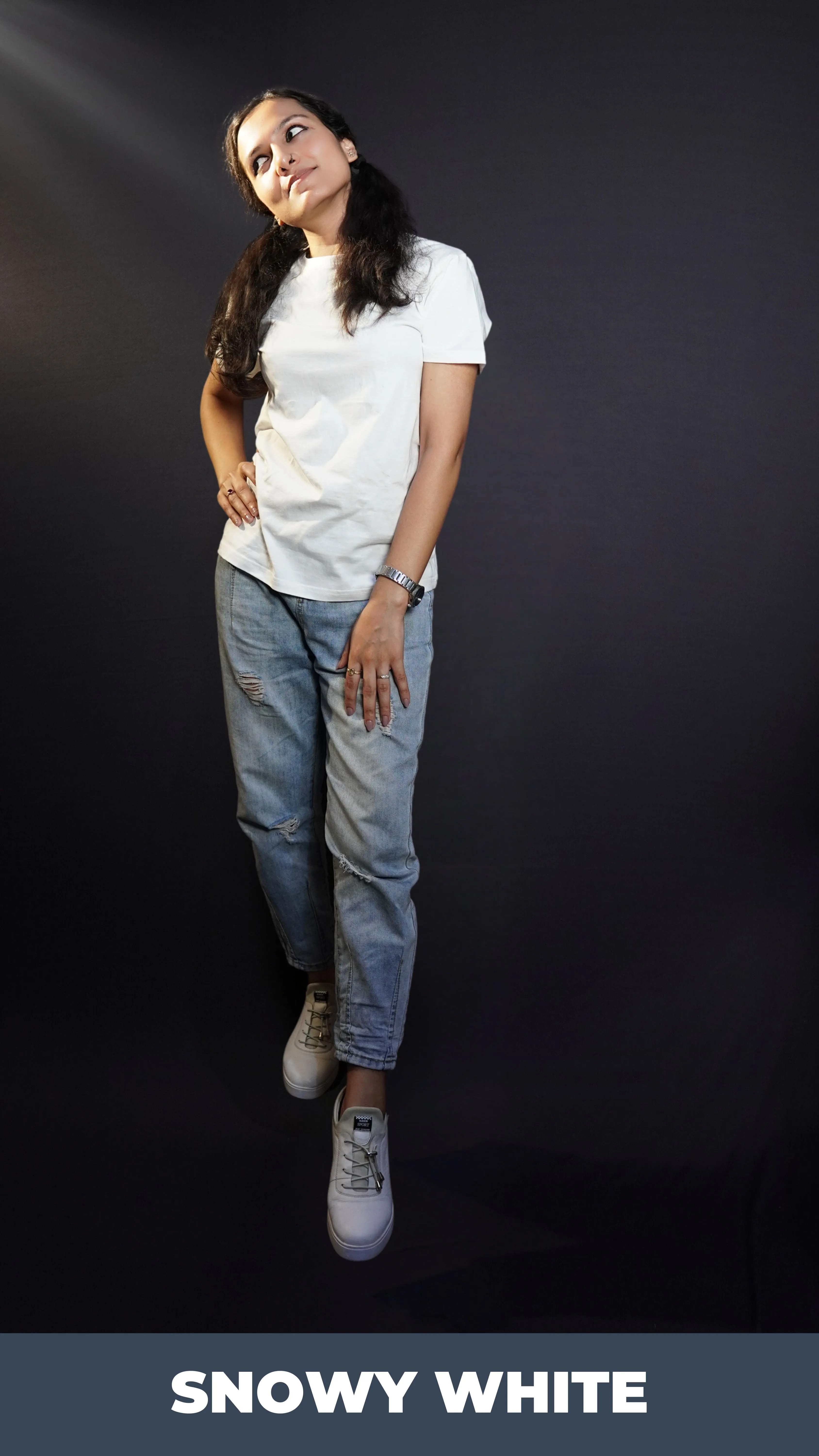 Unisex Snowy White T shirt