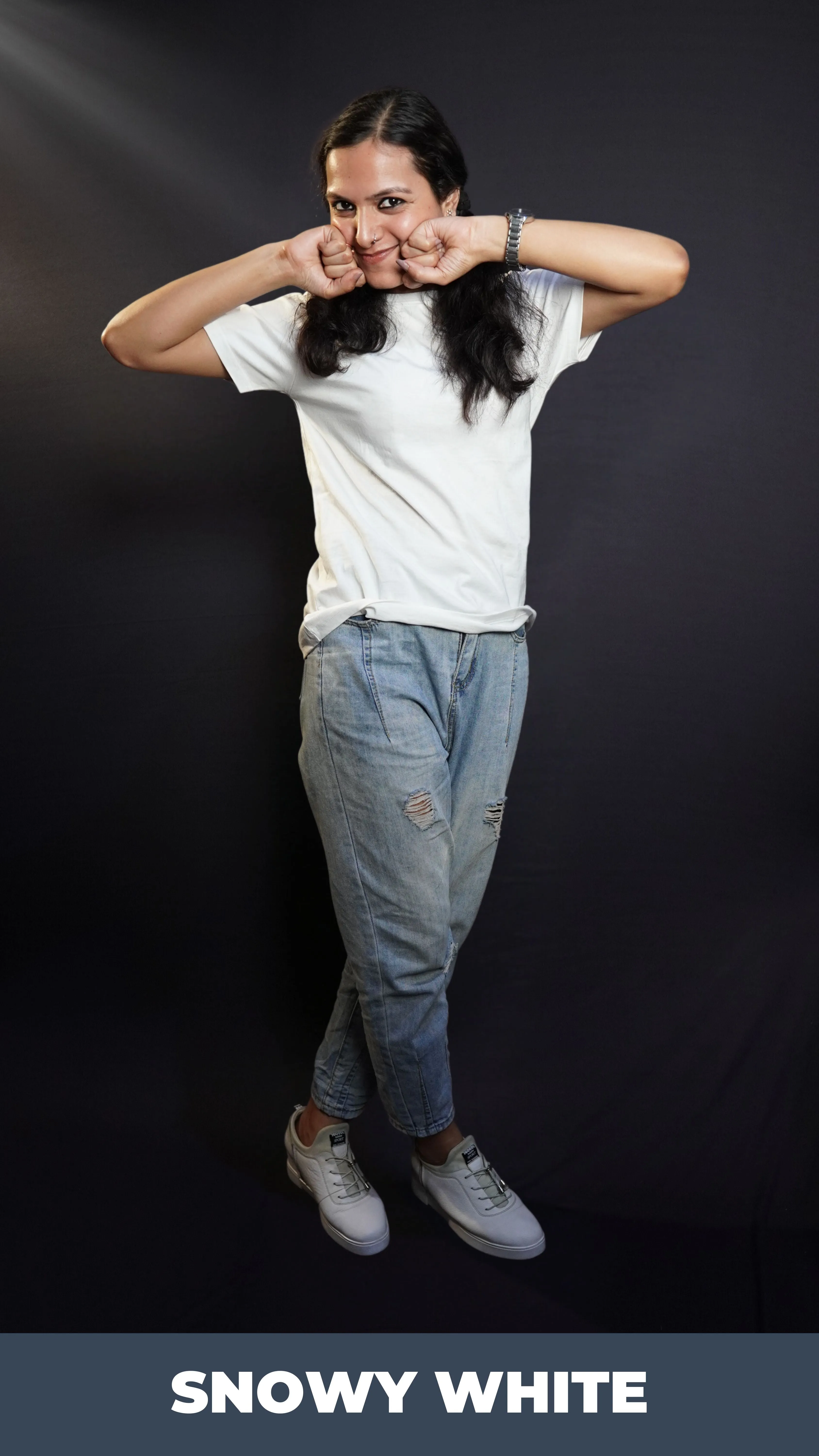 Unisex Snowy White T shirt
